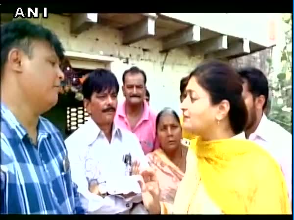 Indian Poonam Madam Falls Into Open Drain, Now In Hospital