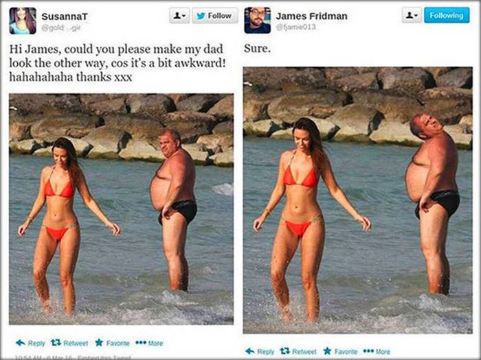 If You Ask The Internet To Photoshop Your Picture You Better Be Prepared (38 pics)