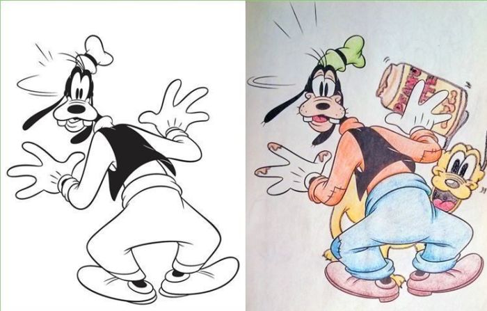 Children's Coloring Books That Were Violated By Adults (24 pics)