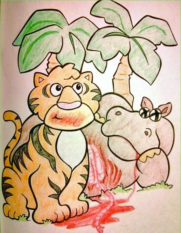 Children's Coloring Books That Were Violated By Adults (24 pics)