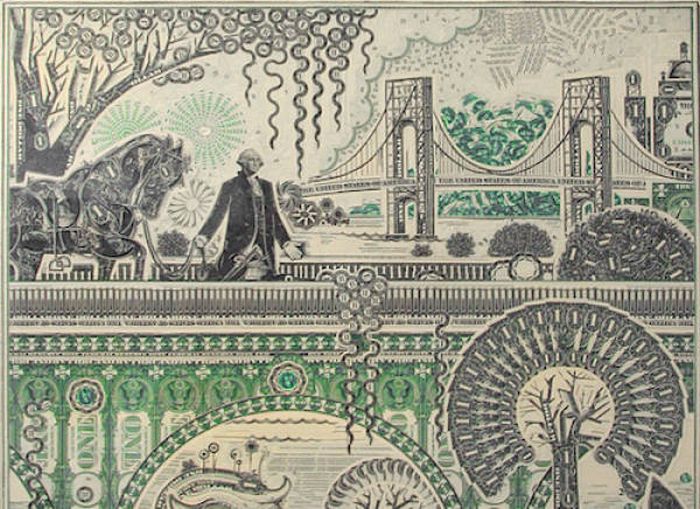 Dollar Bills That Were Transformed Into Artistic Masterpieces (21 pics)