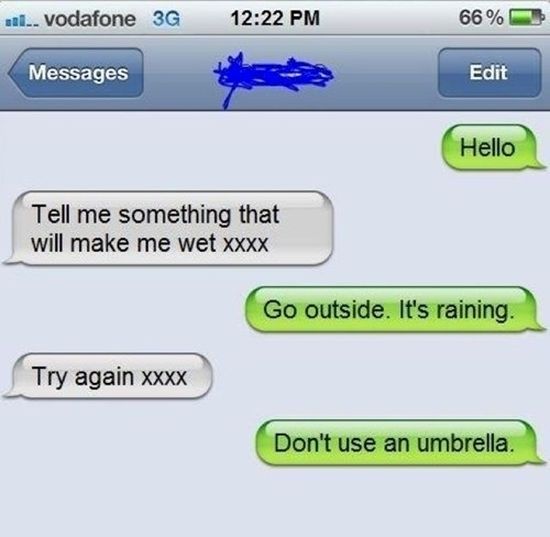 Unwanted Flirty Texts That Were Met With Cold Responses (25 pics)