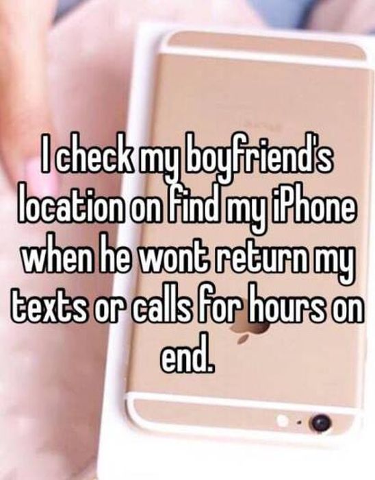 Women Reveal The Crazy Things That They've Done Behind Their Boyfriend's Back (15 pics)