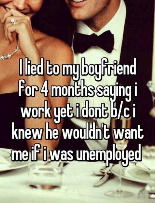 Women Reveal The Crazy Things That They've Done Behind Their Boyfriend's Back (15 pics)
