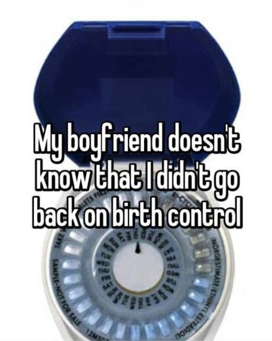 Women Reveal The Crazy Things That They've Done Behind Their Boyfriend's Back (15 pics)