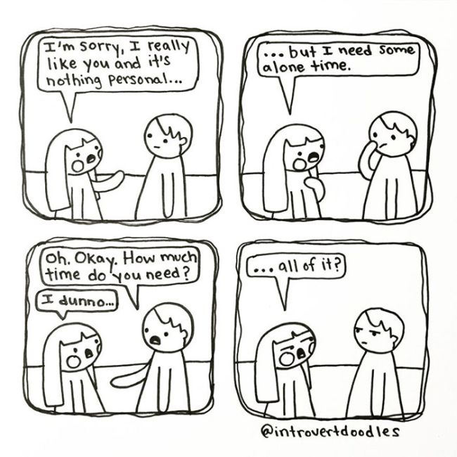 Fun Comics That Will Make Perfect Sense To All The Introverts Out There (35 pics)