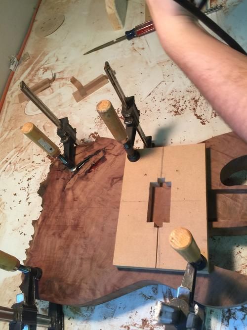 How To Build A Guitar Using A Piece Of Mahogany (16 pics)