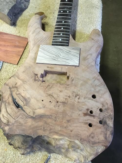 How To Build A Guitar Using A Piece Of Mahogany (16 pics)