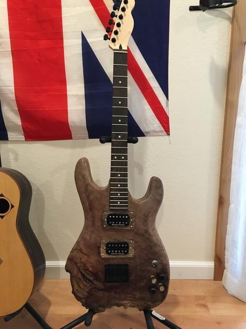 How To Build A Guitar Using A Piece Of Mahogany (16 pics)