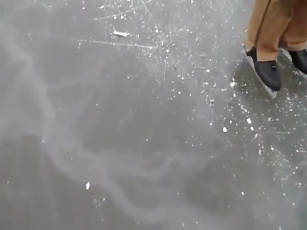 What Happens When You Shoot A Bullet At A Frozen Pond