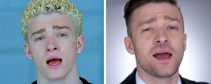 Someone Finally Figured Out What Happened To Justin Timberlake's Old Hair (3 pics)