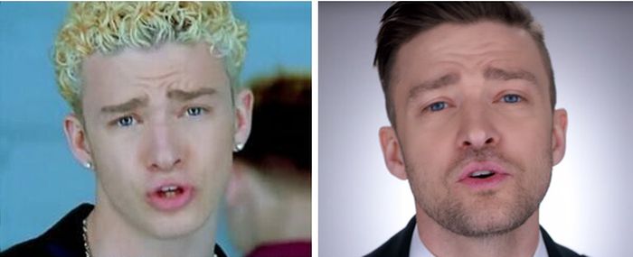 Someone Finally Figured Out What Happened To Justin Timberlake's Old Hair (3 pics)