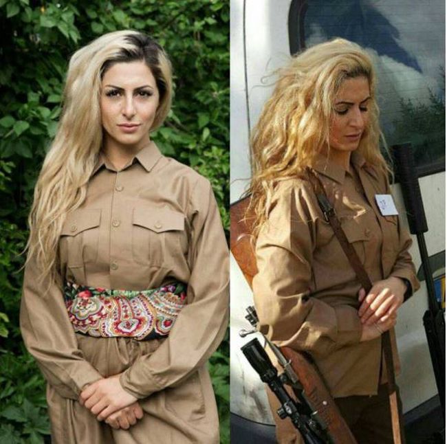 This Beautiful Woman Dropped Everything To Go Fight ISIS In Syria (18 pics)