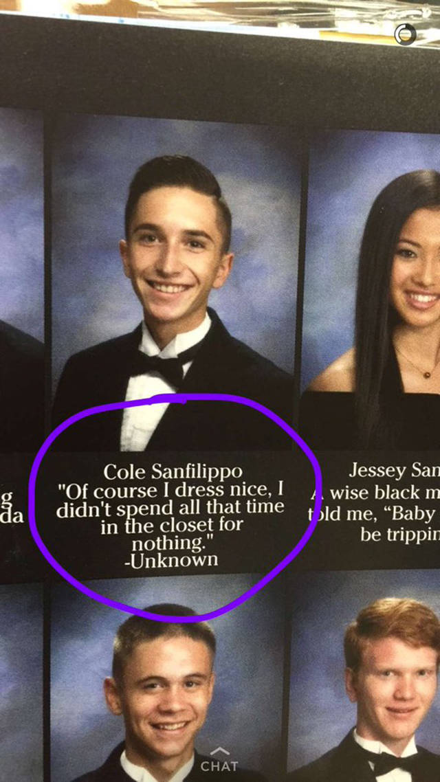 A Hilarious Collection Of All The Best 2016 Yearbook Quotes (27 pics)