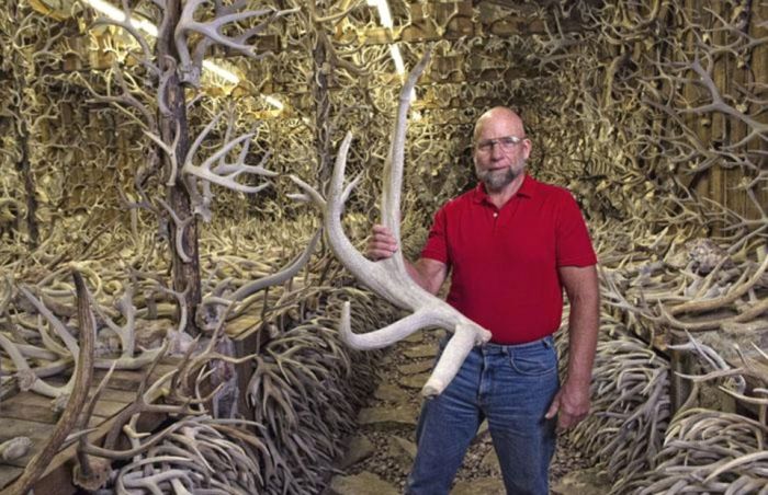 Over 15,000 Antlers Are Stashed Away Inside This House (8 pics)