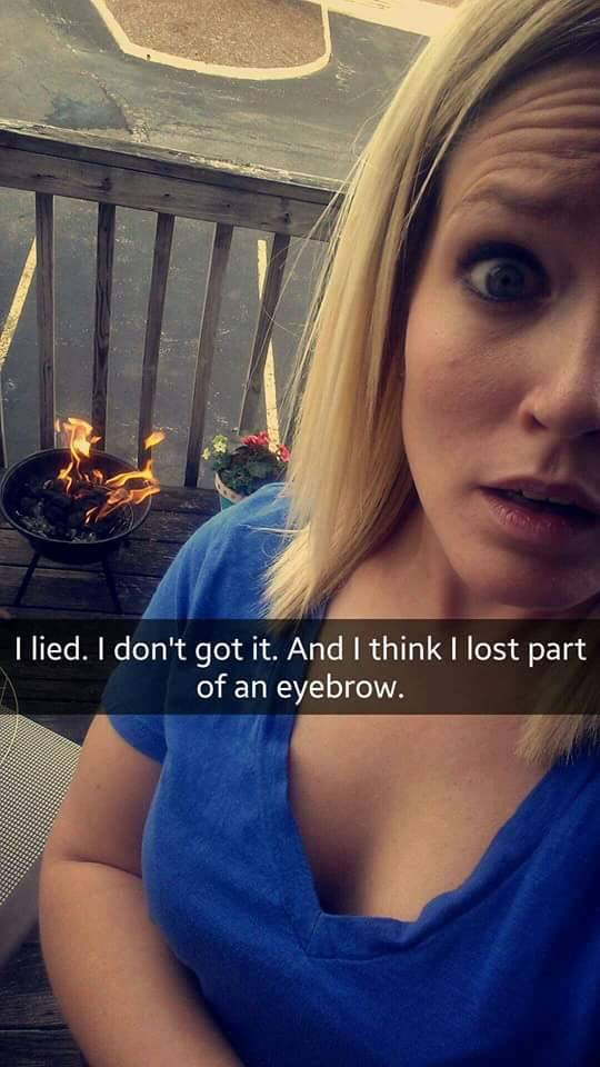 Girl Grills For The First Time And Shares The Experience On Snapchat (15 pics)