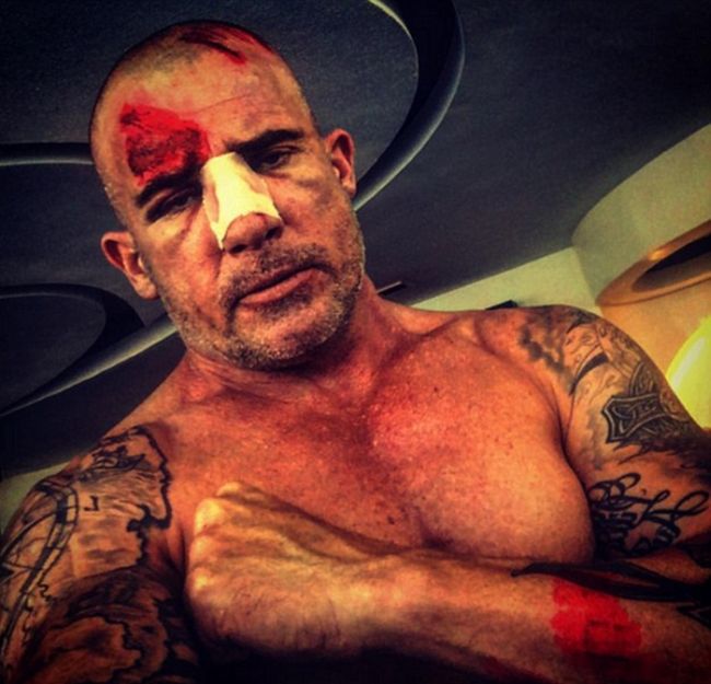 Dominic Purcell Suffered A Broken Nose While Filming Prison Break In Morocco (2 pics)