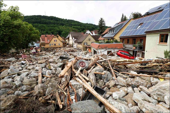 Small Towns In France And Germany Rocked By Heavy Rains (19 pics)