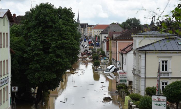 Small Towns In France And Germany Rocked By Heavy Rains (19 pics)