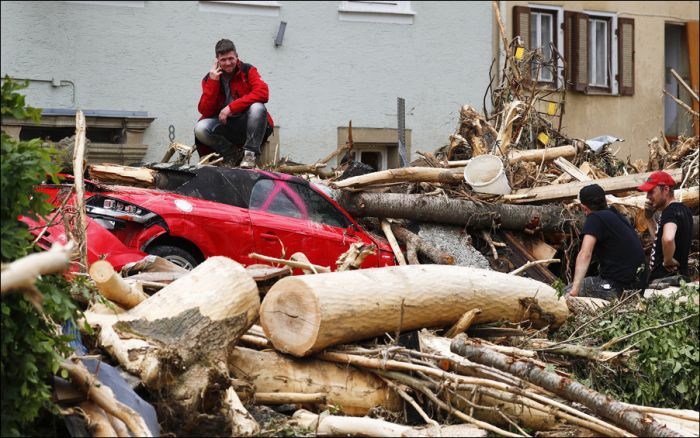Small Towns In France And Germany Rocked By Heavy Rains (19 pics)