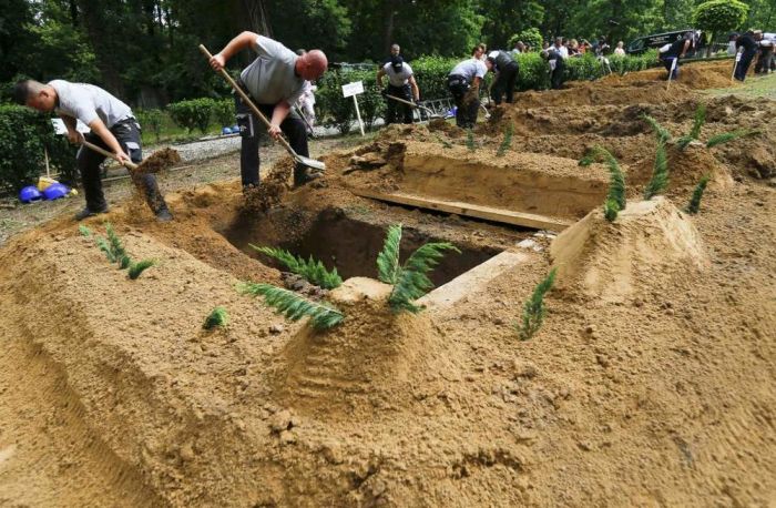 First National Gravedigging Competition Held In Debrecen (12 pics)