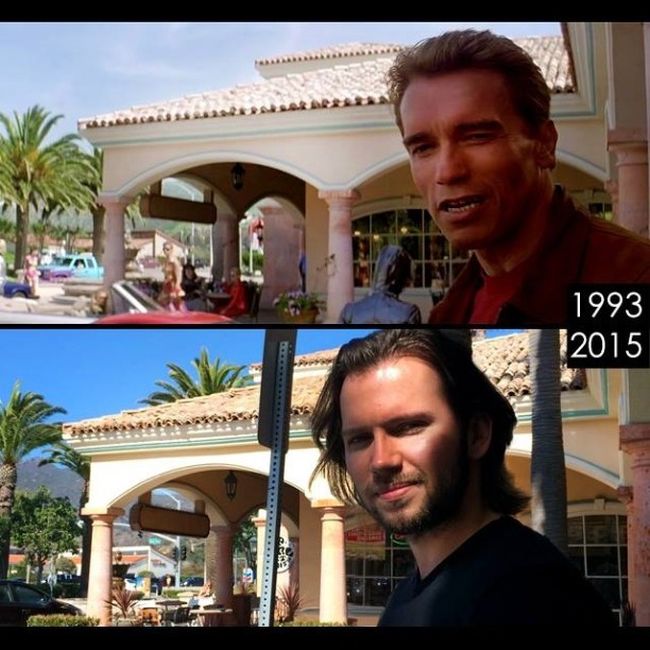 Man Visits Famous Movie Locations To Show What They Look Like Today (18 pics)
