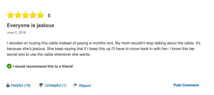 The Reviews For This $1,500 USB Cable Are Hilarious (8 pics)