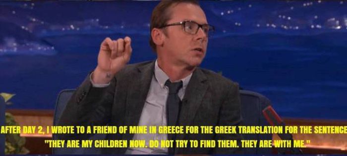 Simon Pegg Pulled An Outrageous Prank On All His Twitter Followers (9 pics)