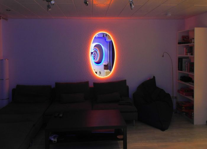 Portal Mirrors Instantly Make Any Room Way Cooler (5 pics + video)