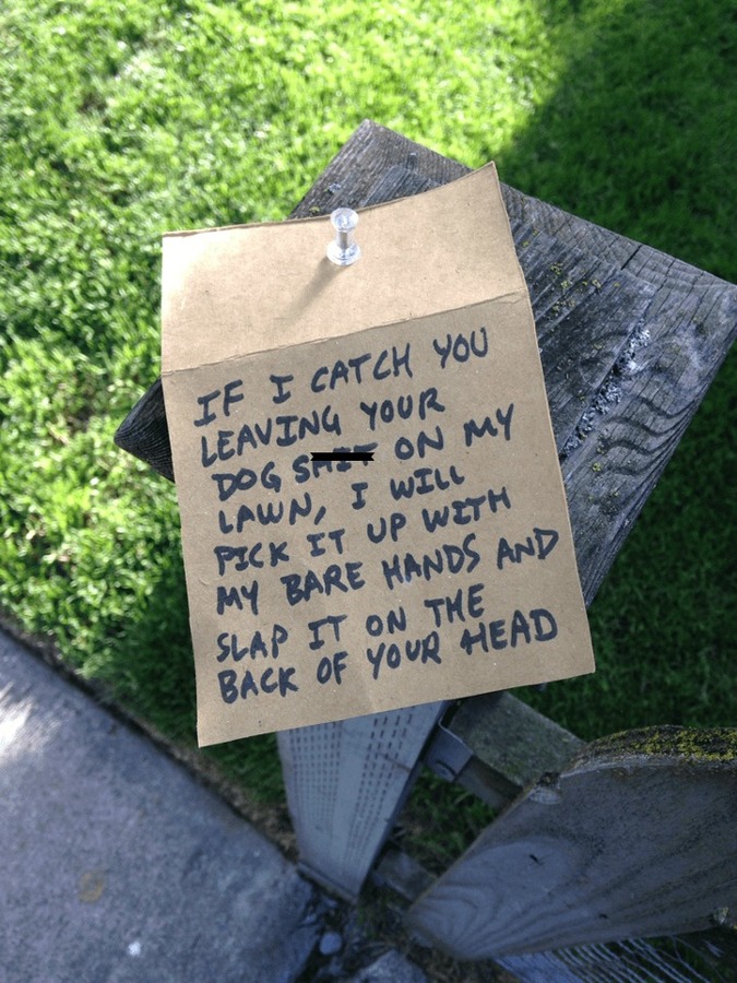 Angry Neighbors Write The Most Hilarious Notes (33 pics)