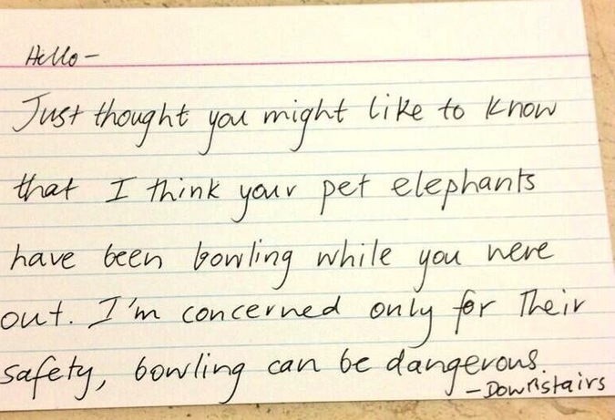 Angry Neighbors Write The Most Hilarious Notes (33 pics)