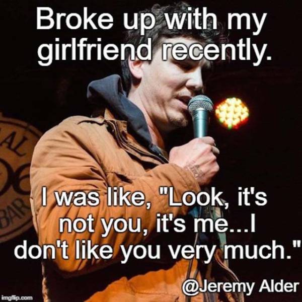 Enjoy This Healthy Dose Of Witty Stand Up Comedy Jokes (46 pics)