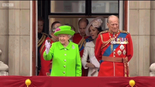 The Internet Turned Queen Elizabeth's Dress Into The Hottest Meme (5 pics + 10 gifs)