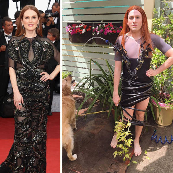A Former Buffy Actor Has Been Hilariousy Recreating Celebrity Outfits (31 pics)
