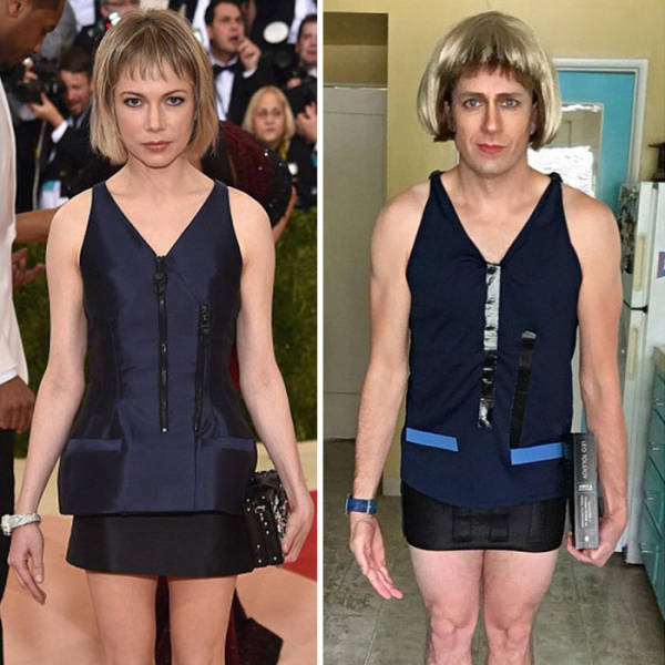 A Former Buffy Actor Has Been Hilariousy Recreating Celebrity Outfits (31 pics)