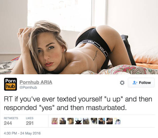 The Girl Who Runs Pornhub’s Twitter Account Has Some Clever Jokes (18 pics)