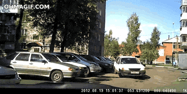 Epic Driving Fails That Will Make You Want To Stay Off The Road (12 gifs)