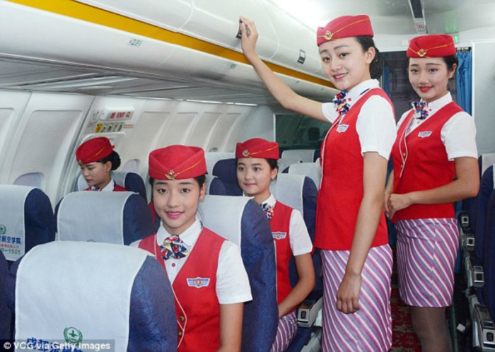 Chinese Flight Attendants Go Through Some Intense Training (9 pics)