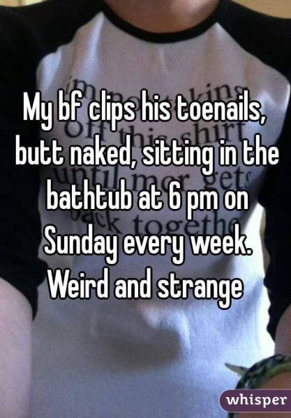 Men And Women Share Their Significant Other's Strange Habits (17 pics)