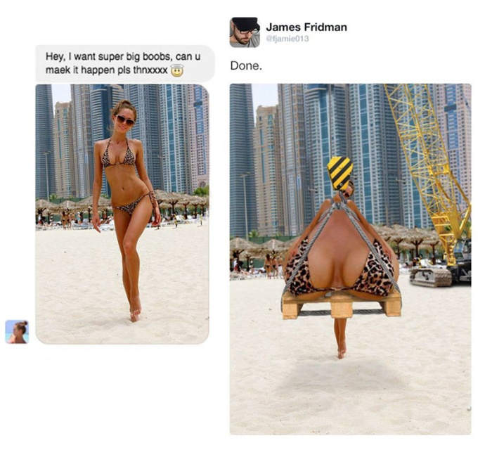 Why You Shouldn't Ask This Man To Edit Your Pictures (12 pics)