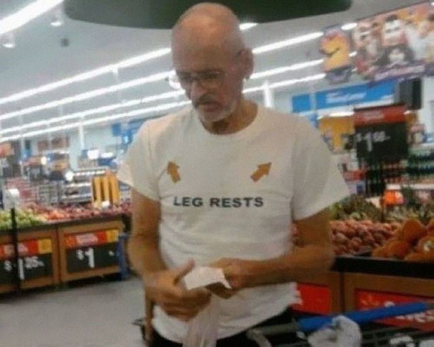 Elderly People Who Love Wearing Awkward T-Shirts In Public (25 pics)