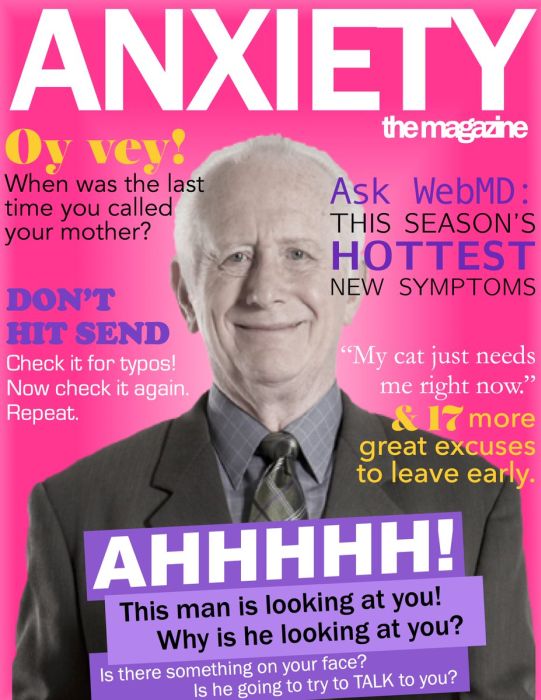 Fake Covers For Anxiety Magazine That Are So Real It Hurts (5 pics)