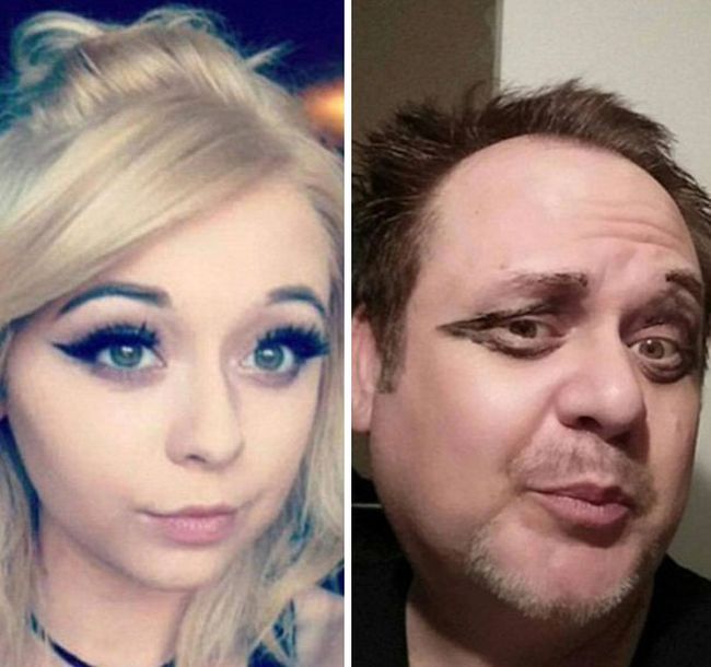 Dad Goes Out Of His Way To Troll His Daughter By Recreating Her Selfies (6 pics)