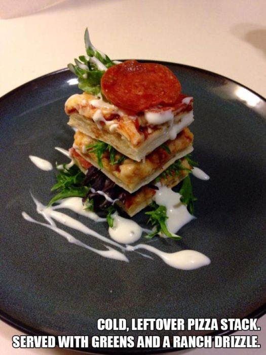 Low Budget Meals That Were Made To Look Like Gourmet Dinners (17 pics)