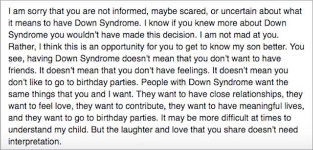 Mother Writes Open After Her Son Wasn't Invited To A Birthday Party (10 pics)