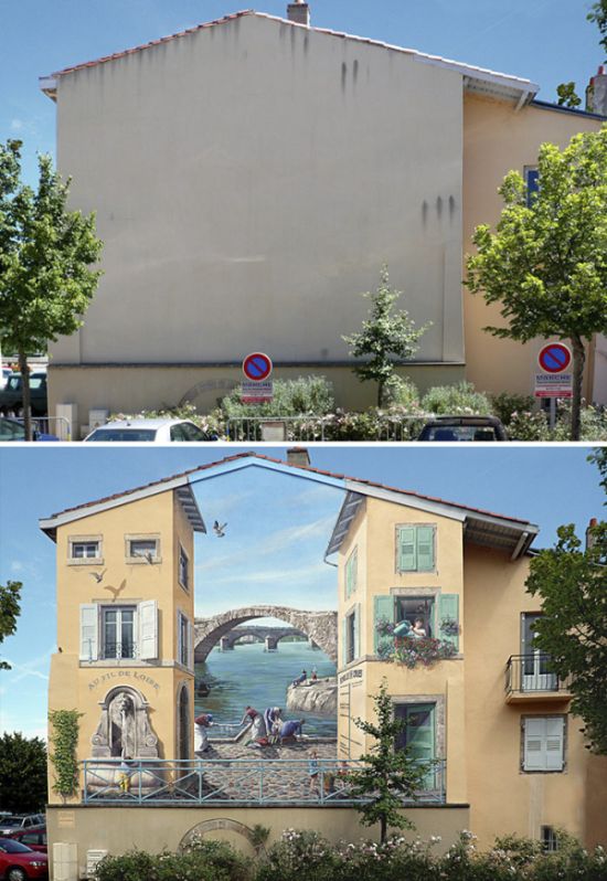French Artist Turns City Walls Into Unforgettable Art (31 pics)