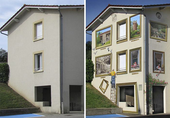 French Artist Turns City Walls Into Unforgettable Art (31 pics)