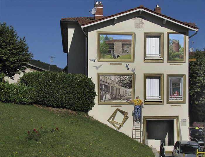 French Artist Turns City Walls Into Unforgettable Art (31 pics)