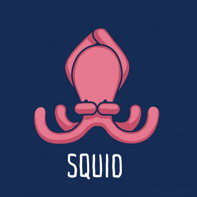 Funny Illustrations Show An Octopus Trying To Impersonate Other Animals (12 pics)