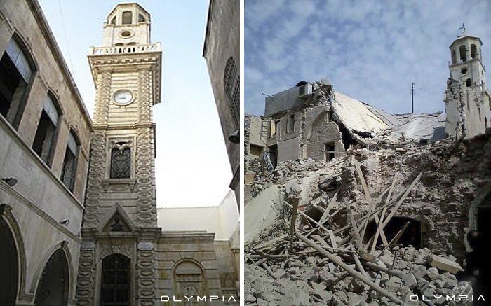 Before And After Pics Reveal How War Changed Syria's Largest City (28 pics)